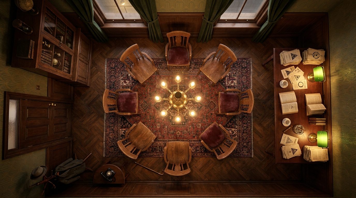 Esoteric Society Meeting Room scene 1