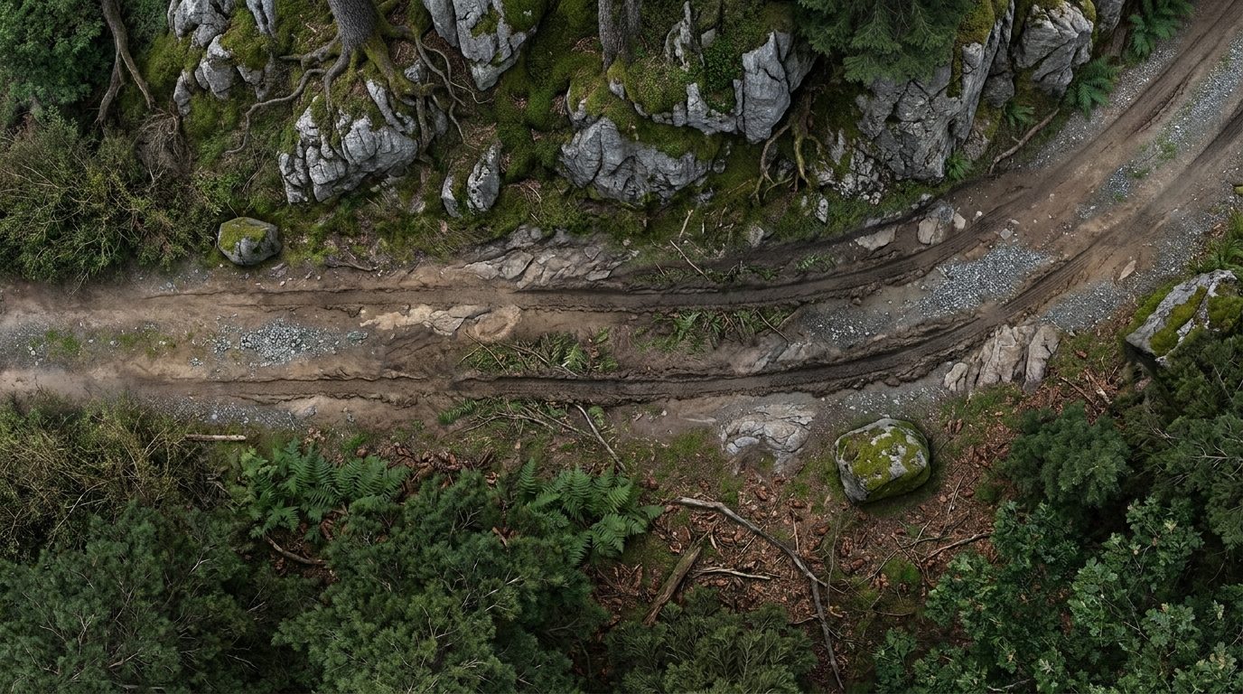 Mountain Dirt Road scene 1