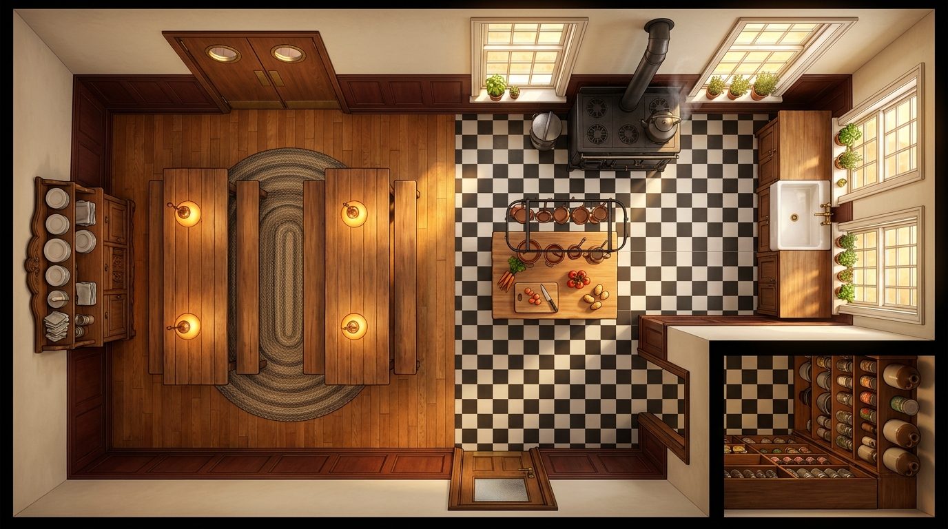 Cocina y Comedor de Institución