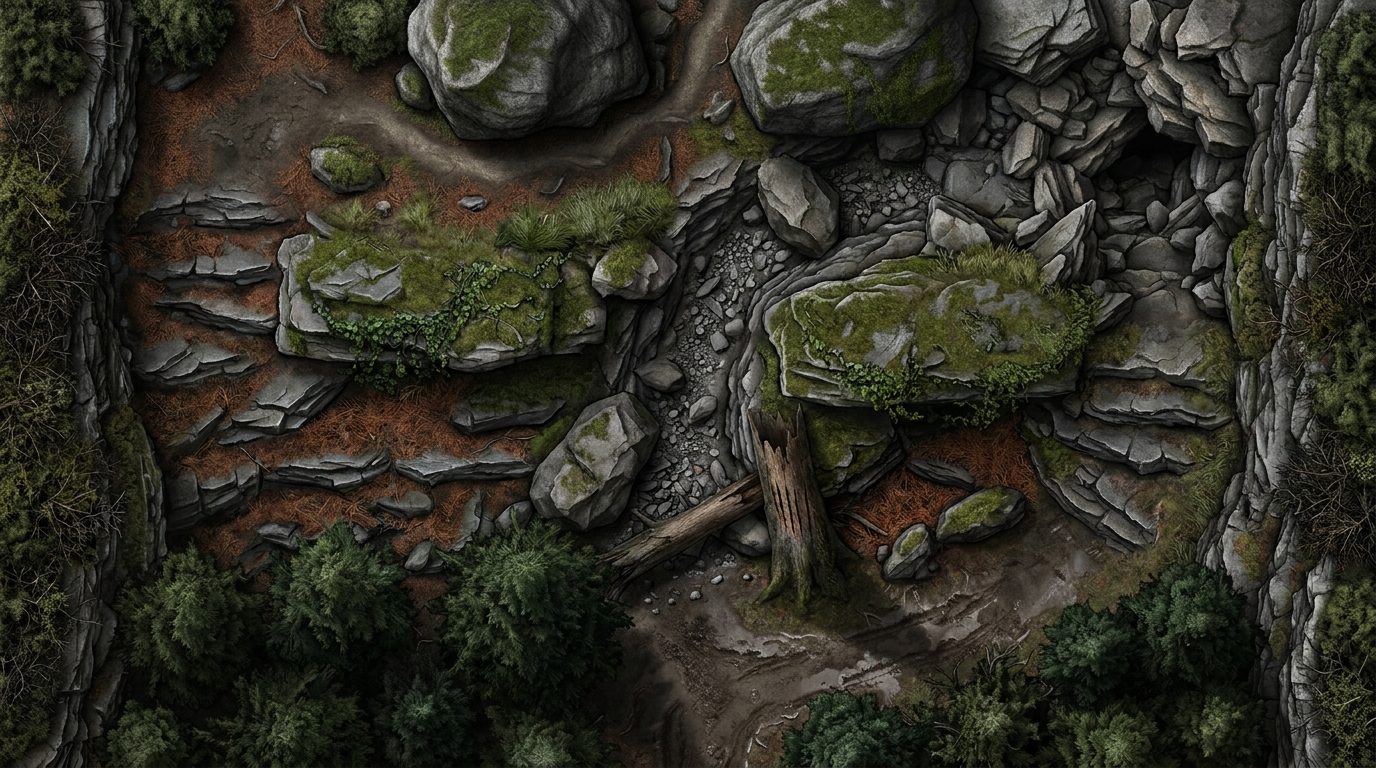 Treacherous Rocky Corridors scene 1