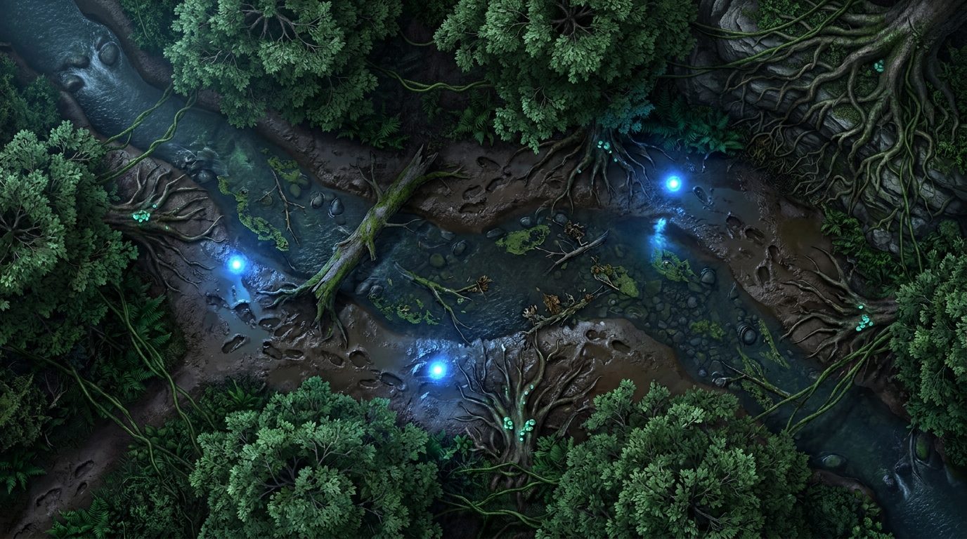 El Arroyo Encantado scene 1