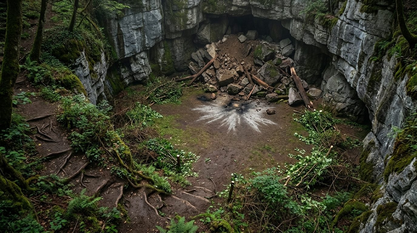 Hidden Cave Entrance