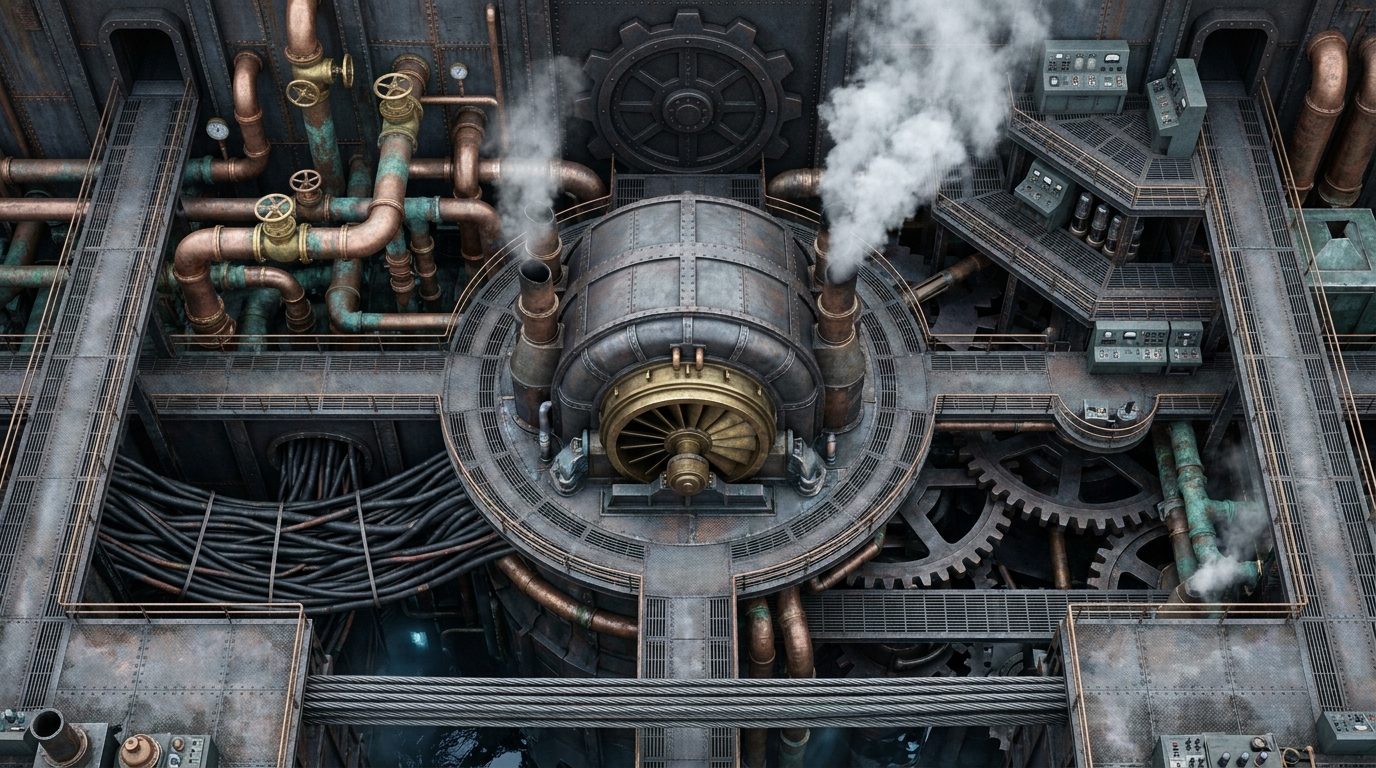 Cold Industrial Metropolis