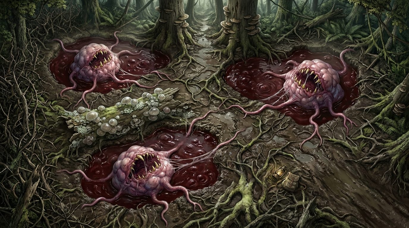 Viscous Organic Swamps scene 1