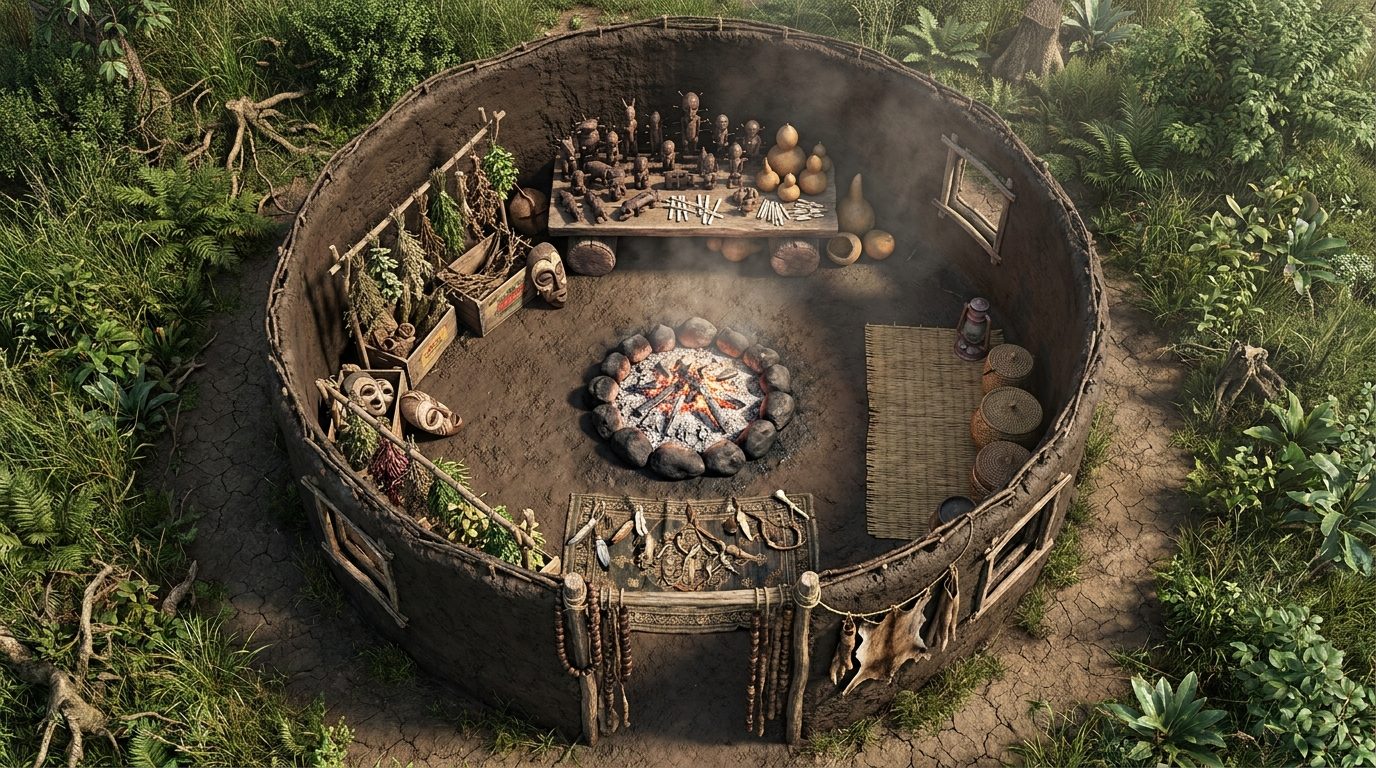 Choza del Curandero Tribal