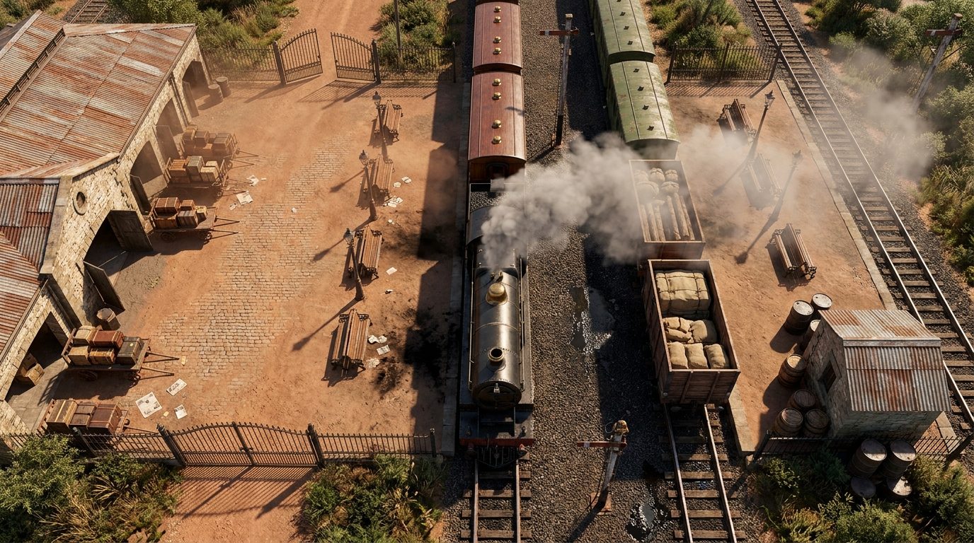 Estación de Tren de los Años 20