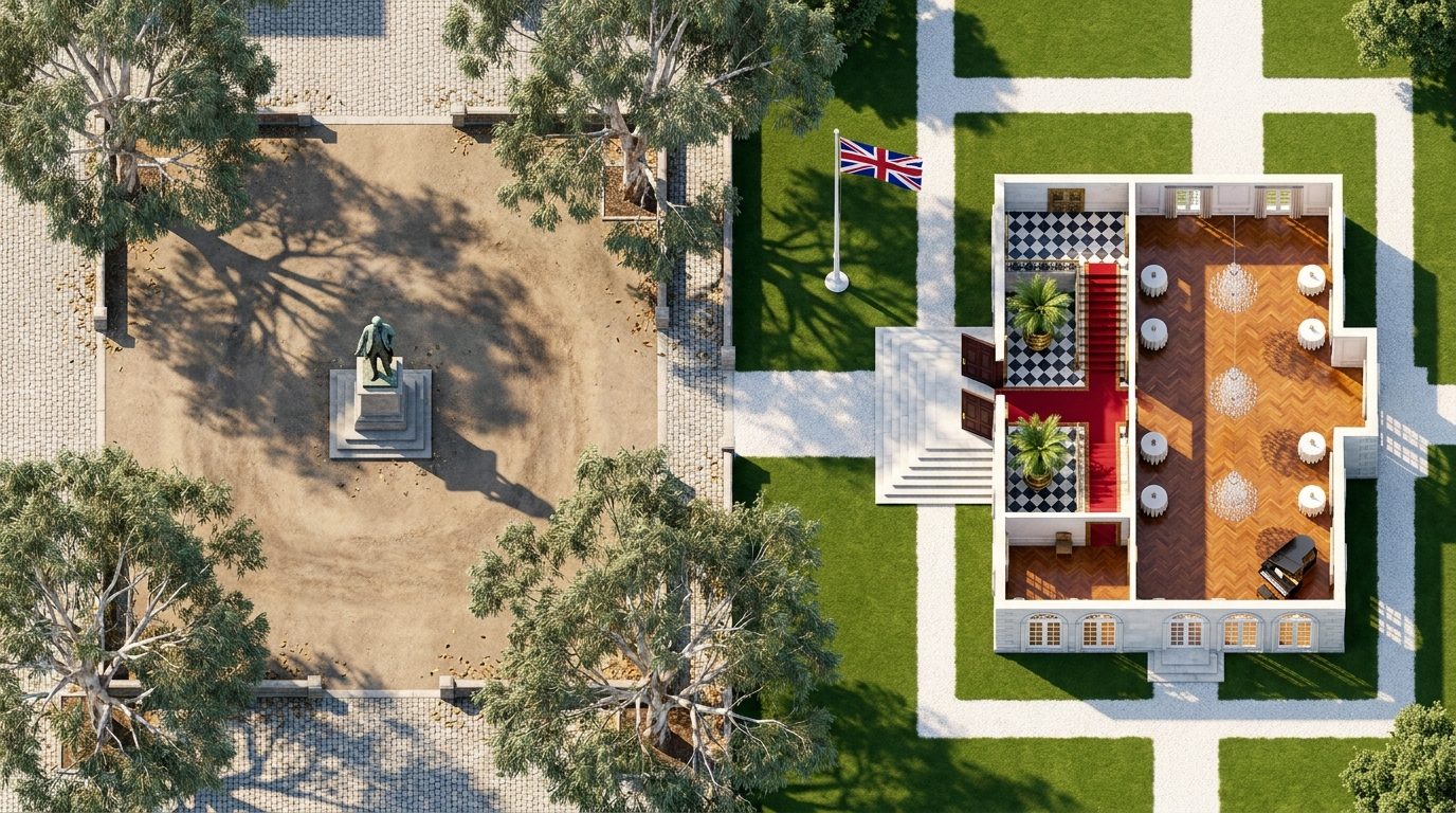 Palacio de Gobierno Colonial y Plaza