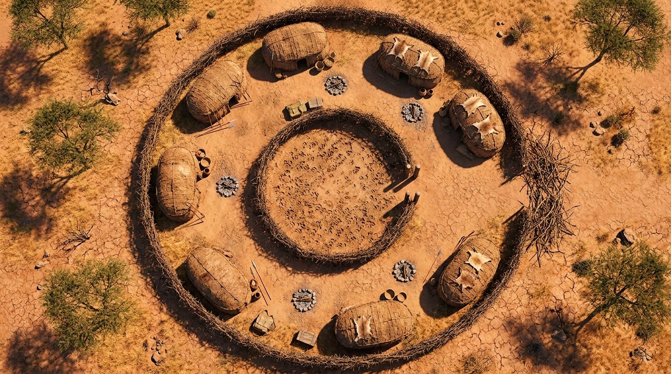 Campamento Tribal Tradicional scene 1