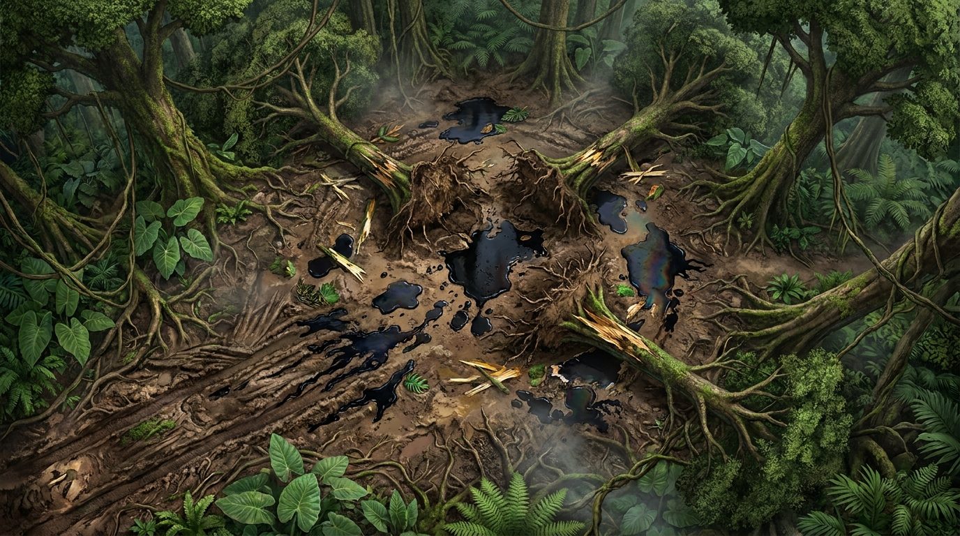 Claro de Jungla Devastado scene 1