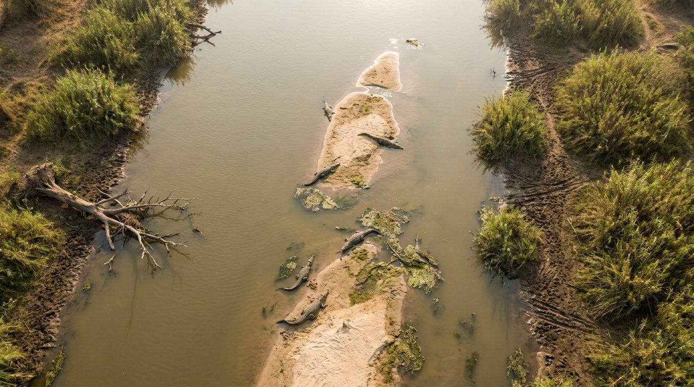Río Lento de Cocodrilos