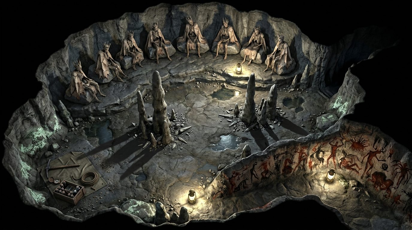 Caverna Subterránea de los Reyes de Hueso