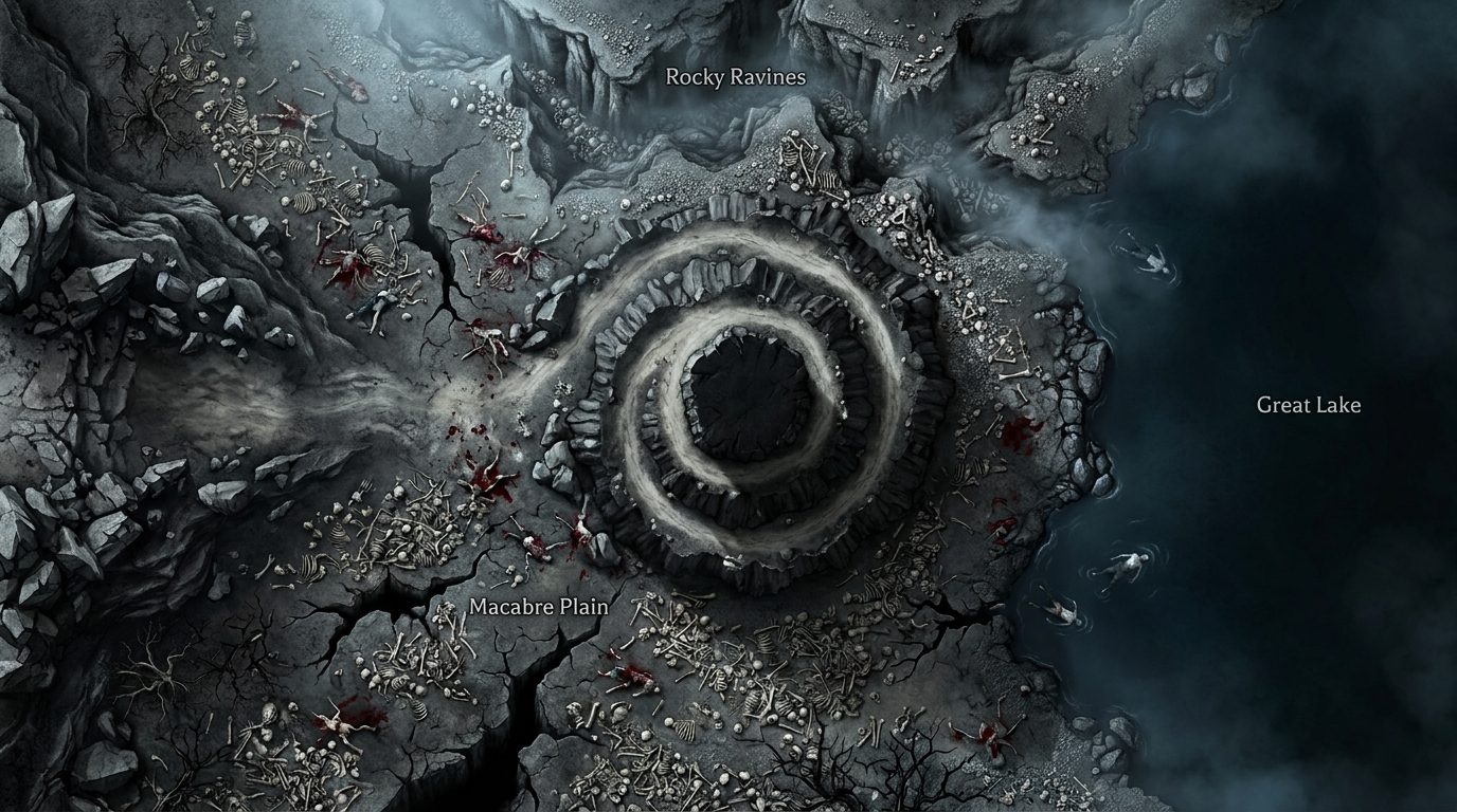 Macabre Bone Plains and Great Lake