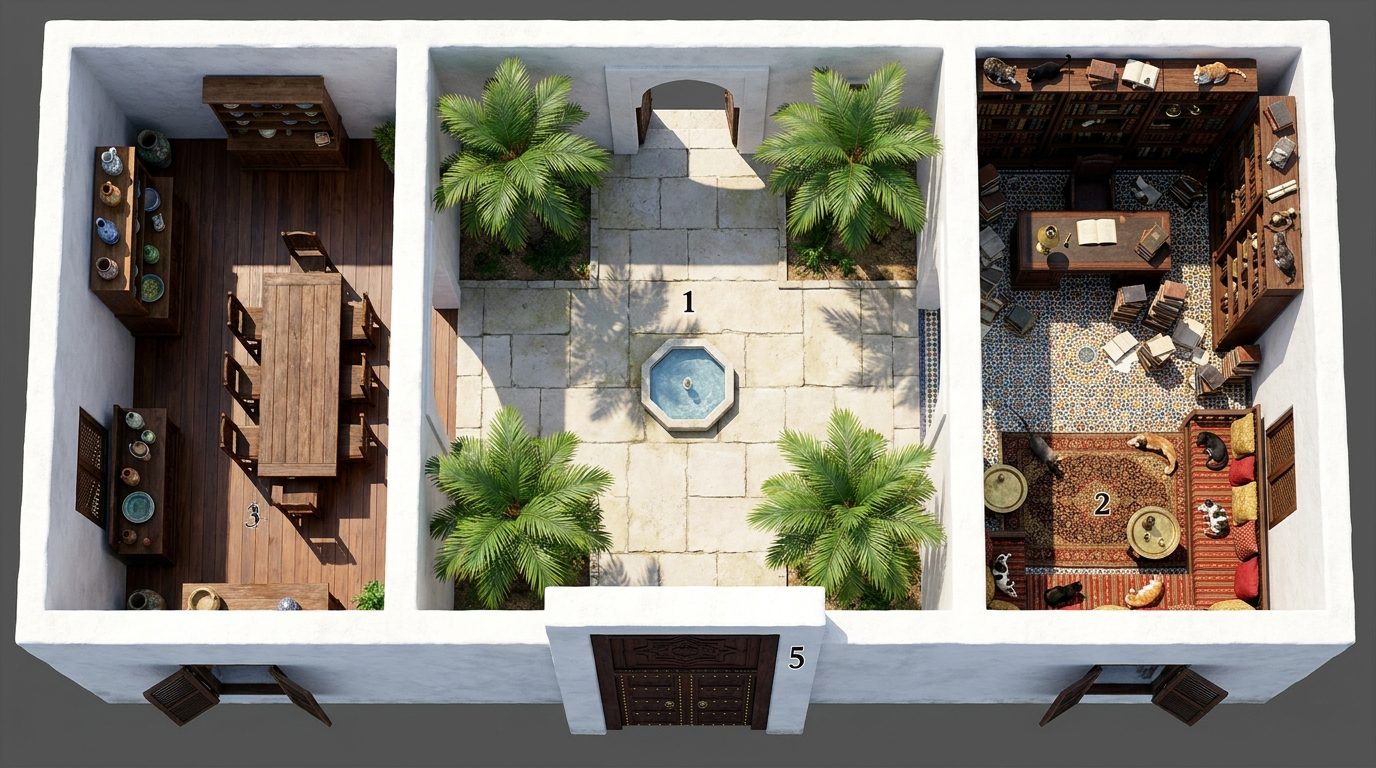 1920s Tropical Occult Townhouse