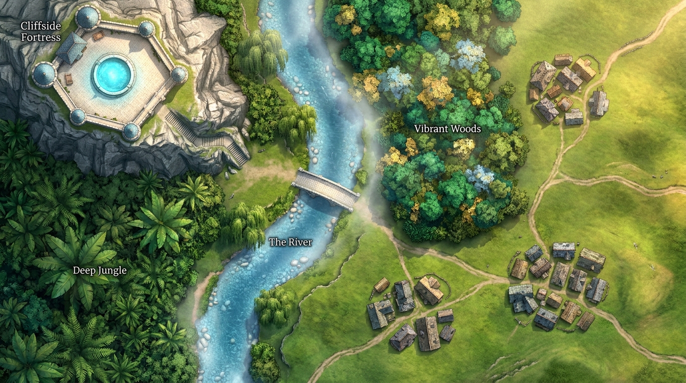 Fantasy Dreamscape Jungle Road