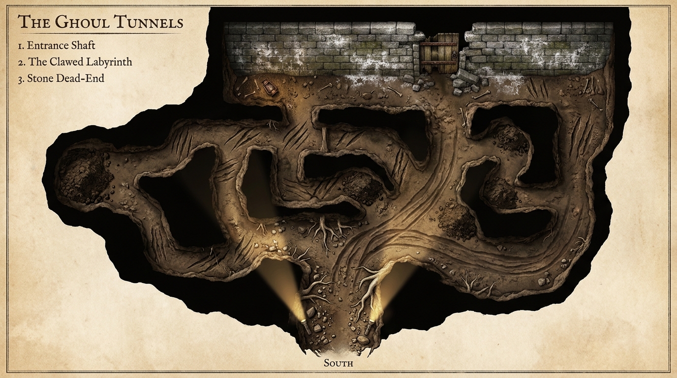 Clawed Mud Tunnels Labyrinth