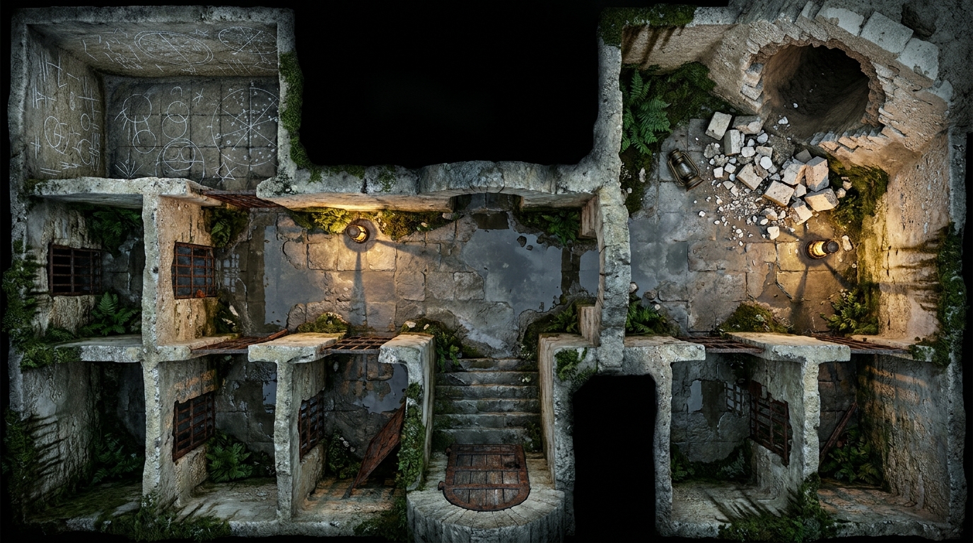 Catacumbas del Viejo Fuerte scene 1