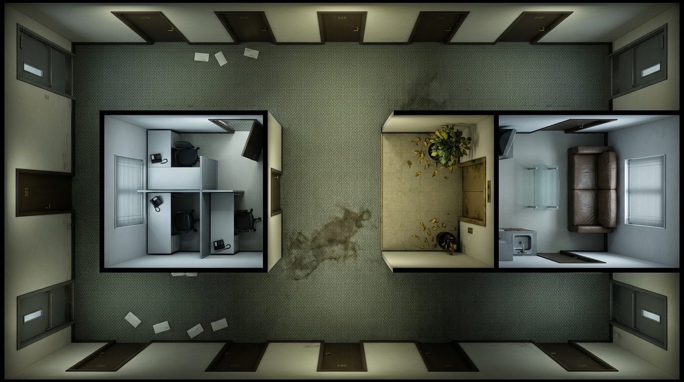 Oppressive Apartment Building