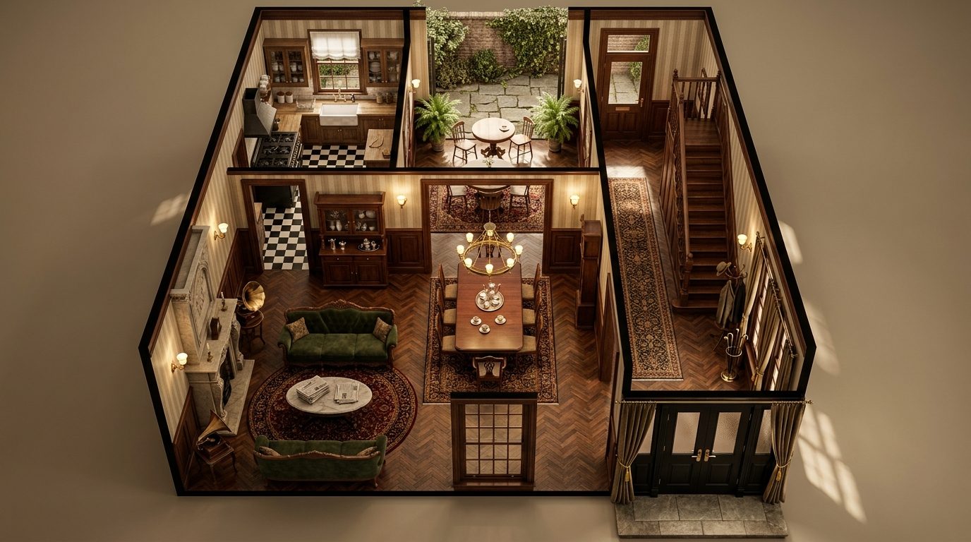 Classic Brownstone Townhouse