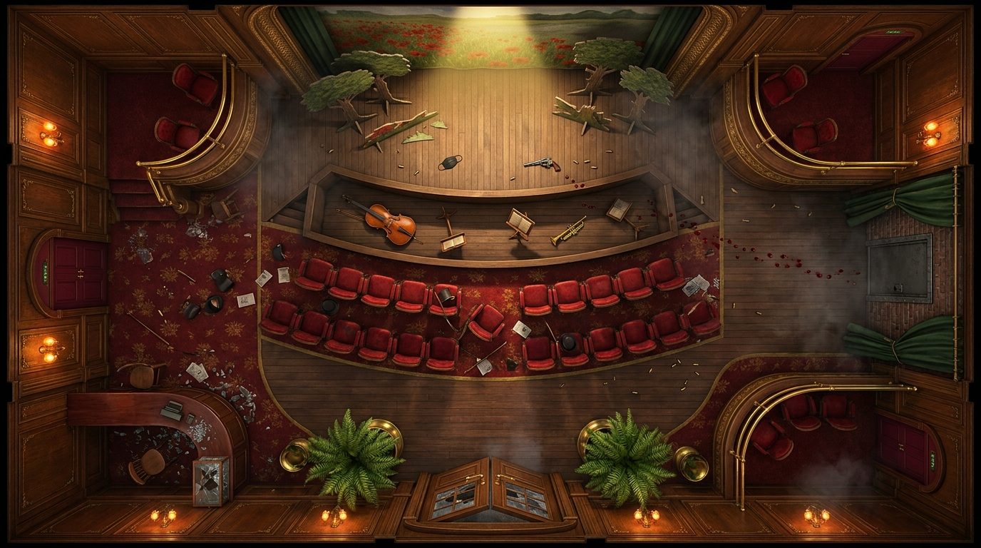 Parisian Theater Police Raid
