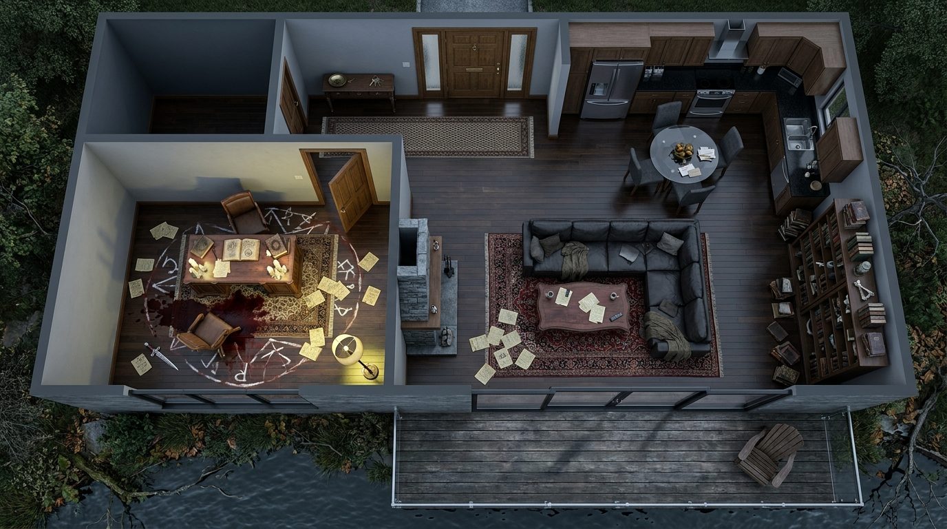 Lakeside House Crime Scene