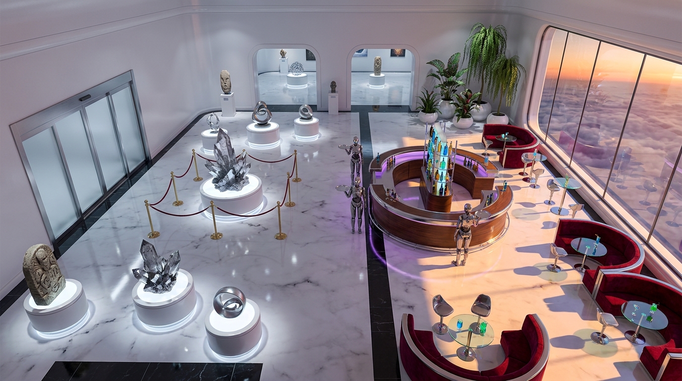 Salas de Exposición y Tapcafé Futurista