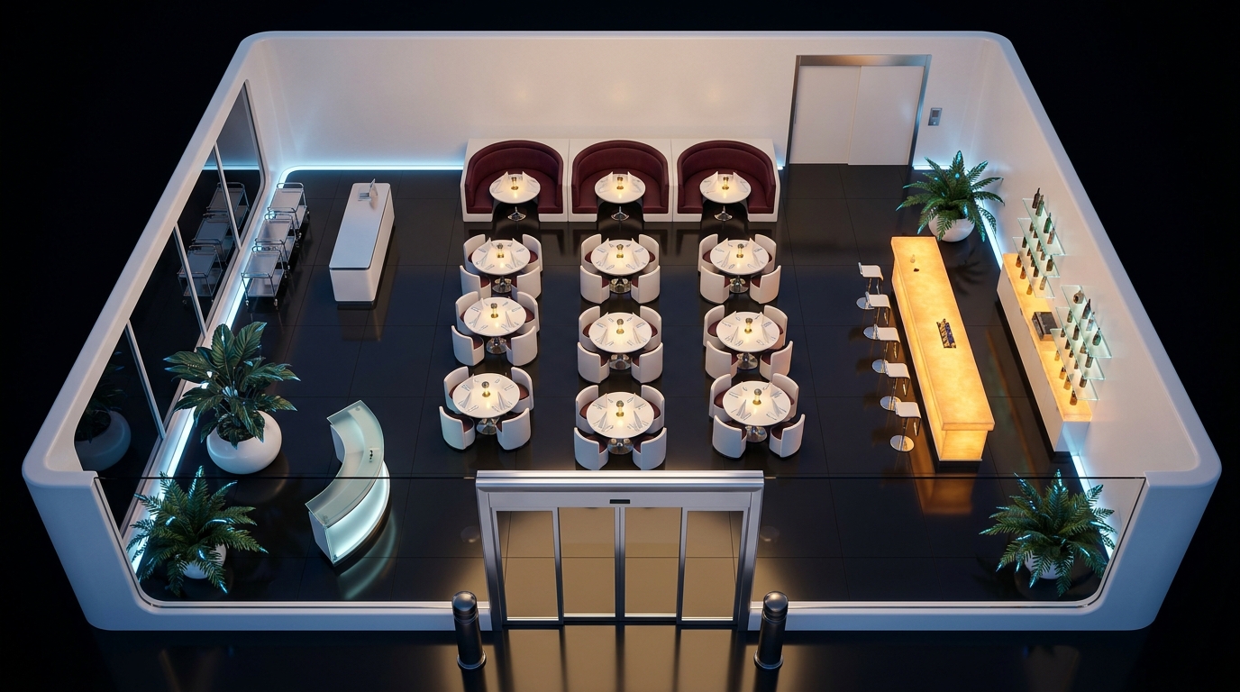 Animado Restaurante Gastronómico Sci-Fi