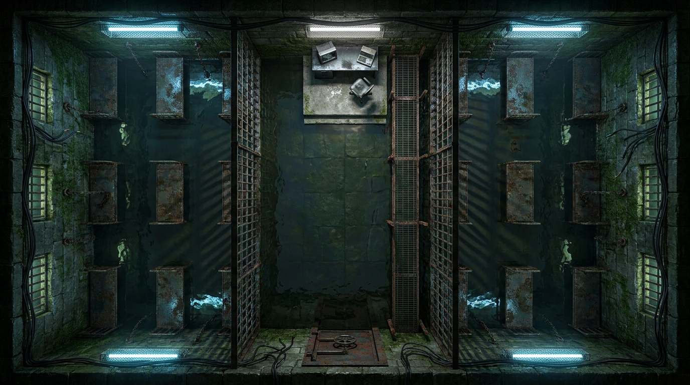 Submerged Prison Cells