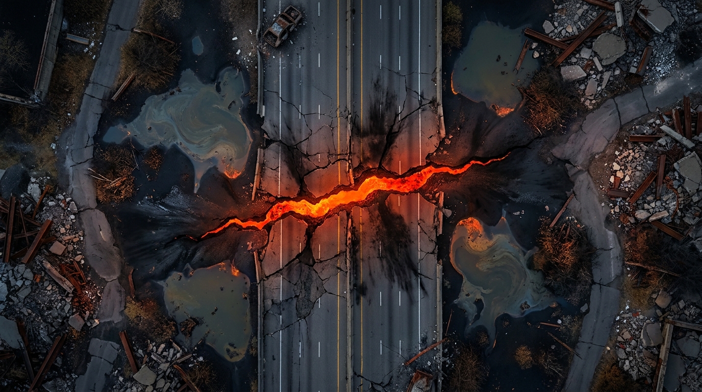 The Napalm Crater Trench