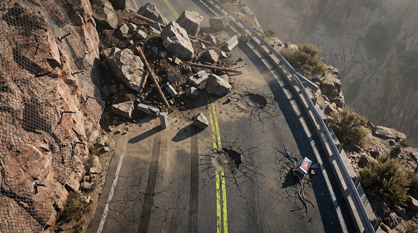 Mountain Pass Rockslide
