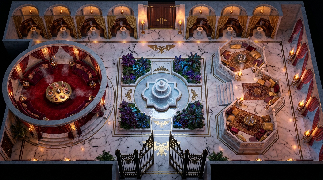 Decadent Marble Pavilions