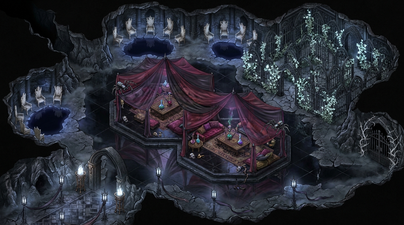 Twilight Pleasure Gardens and Silk Pavilions