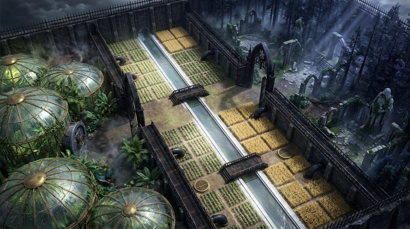 Artificial Biome Domes and Gardens
