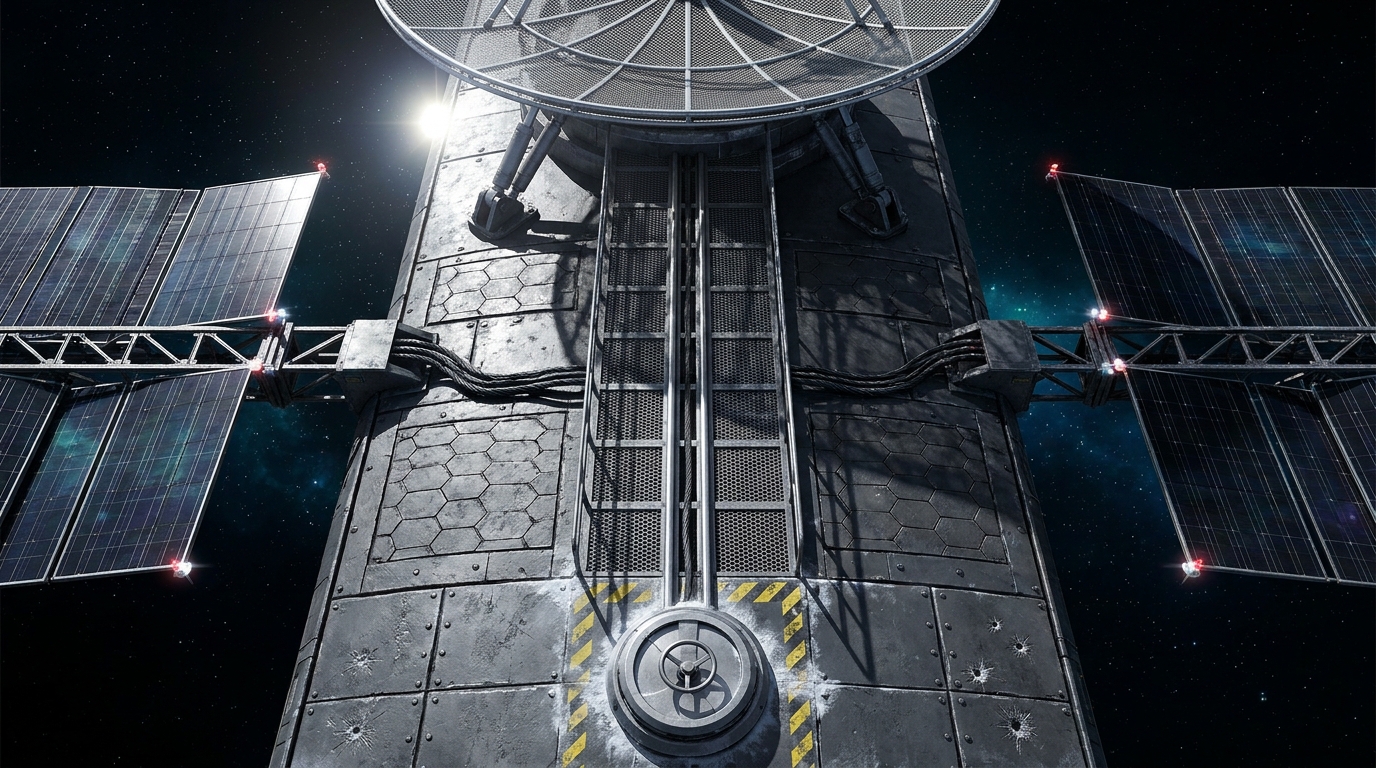 Deep Space Station Exterior Hull Walkway