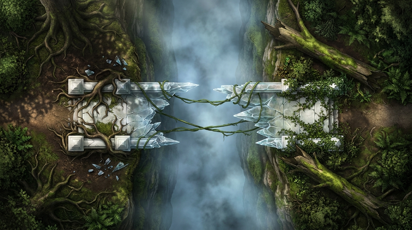 La Passerelle de Cristal Brisée