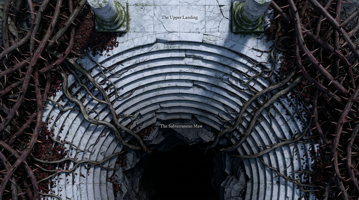 L'Escalier Envahi de Ronces