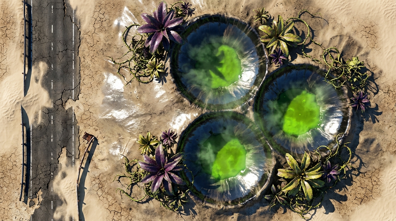 Irradiated Craters: The Glowing Wasteland