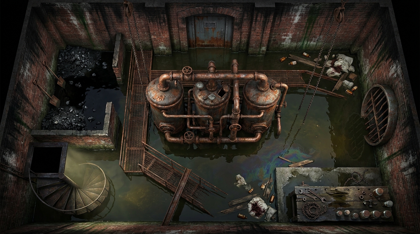 La Chaufferie Submergée scene 1