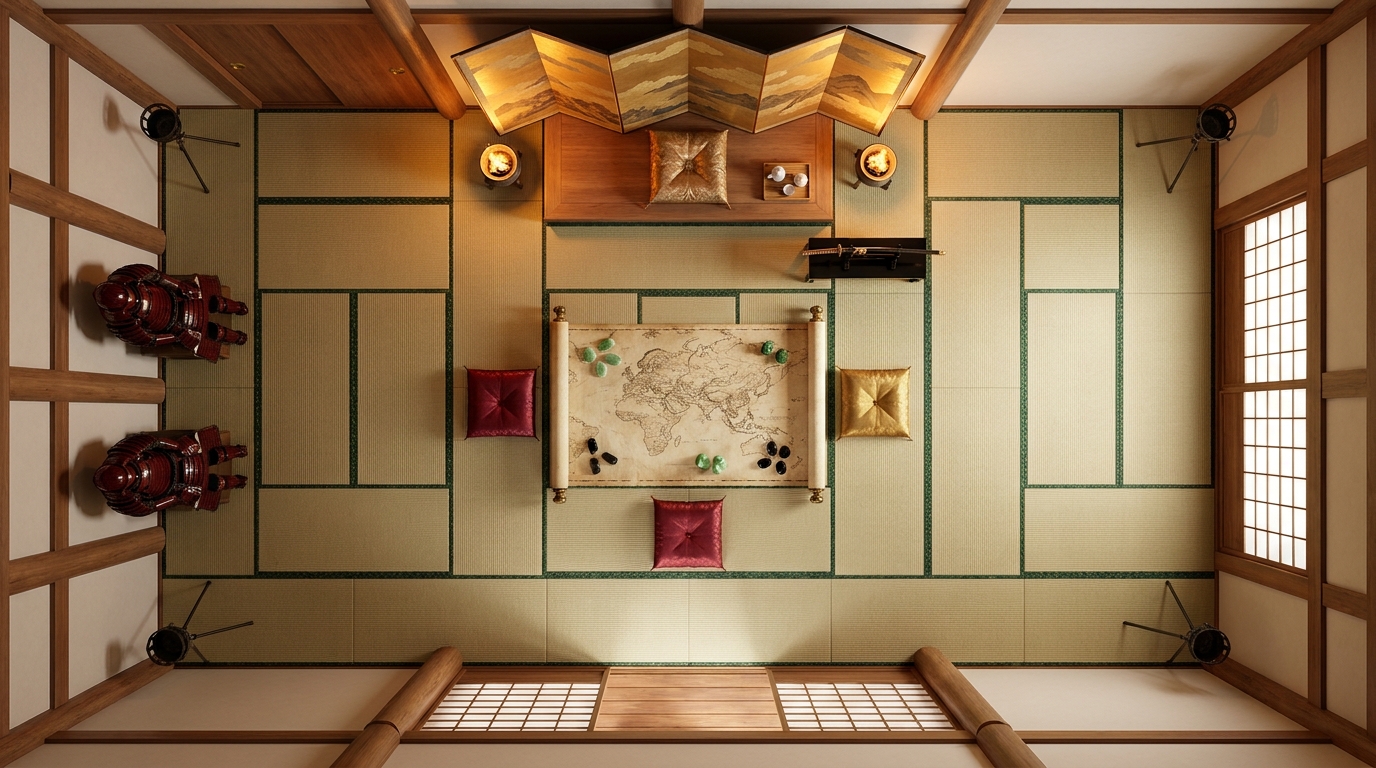 La Gran Sala del Consejo de Rokugan
