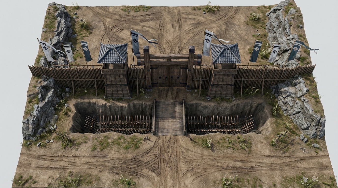 La Puerta Principal Fortificada del Clan
