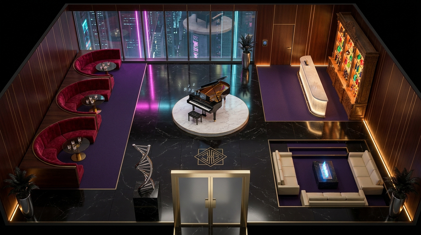 Neo-Corporate Executive Lounge