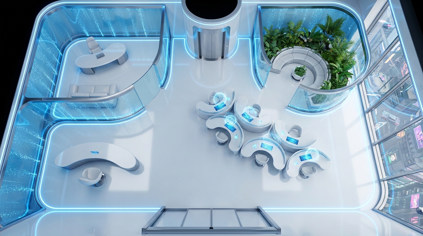 High-Tech Oceanic Corporation HQ scene 1