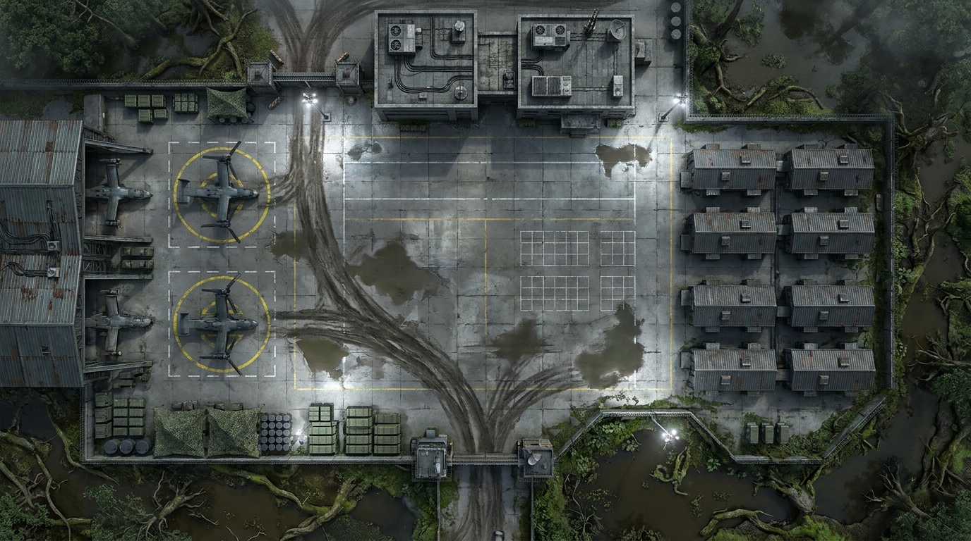 Swamp Military Training Camp