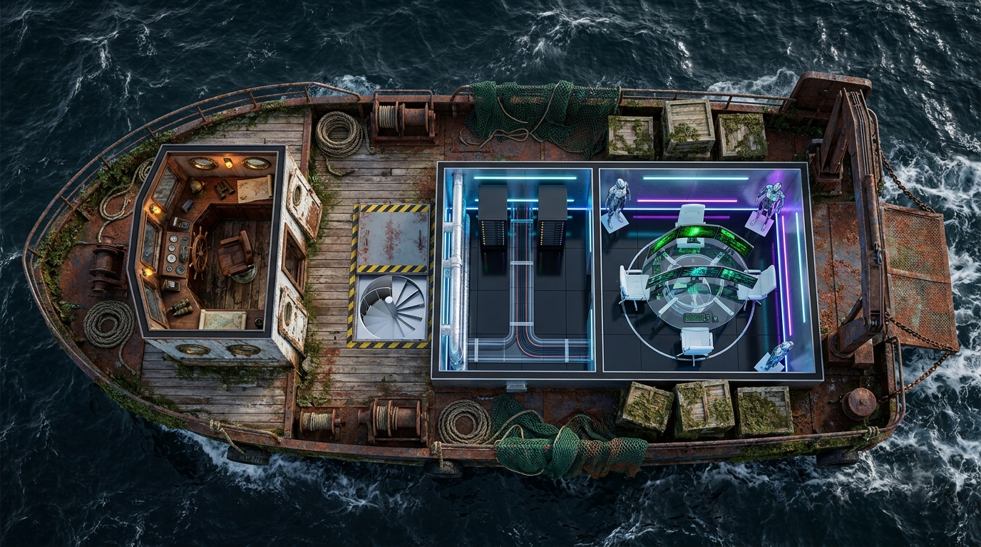 Stealth Trawler Mobile Server Room