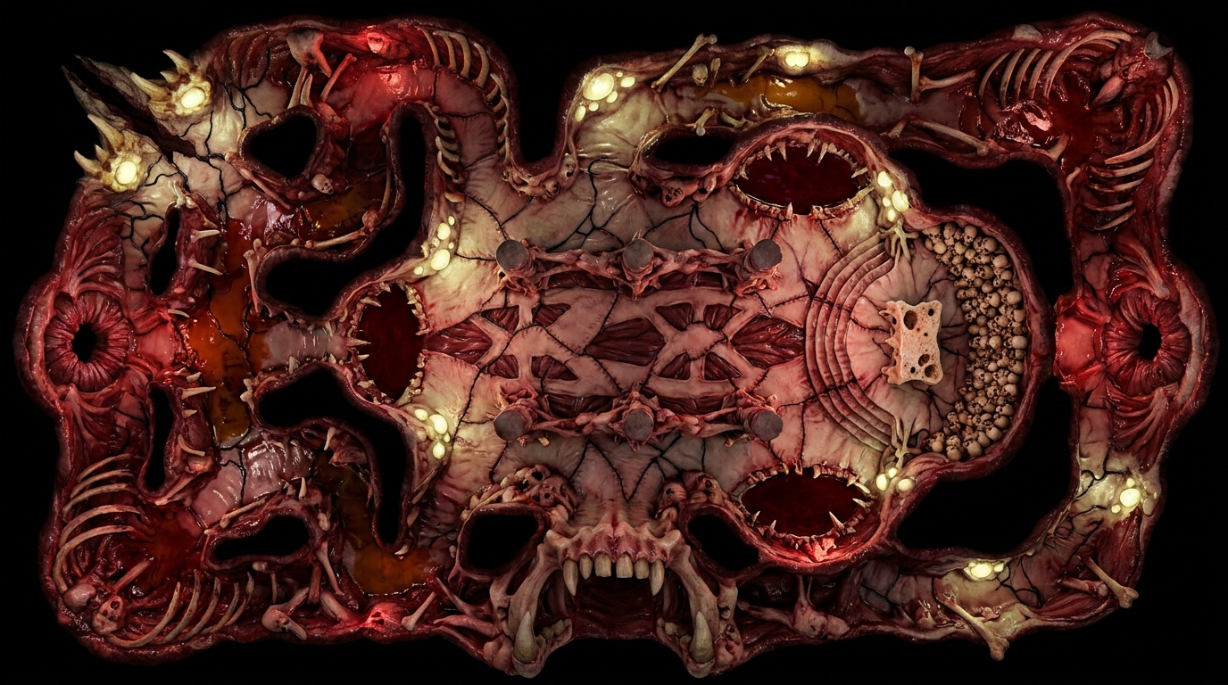 Nightmare Organic Flesh Labyrinth