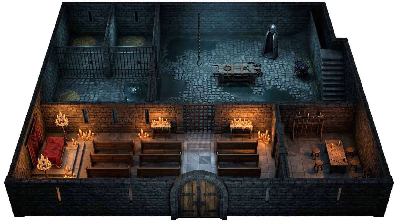 Fortin et Donjon de l'Inquisiteur