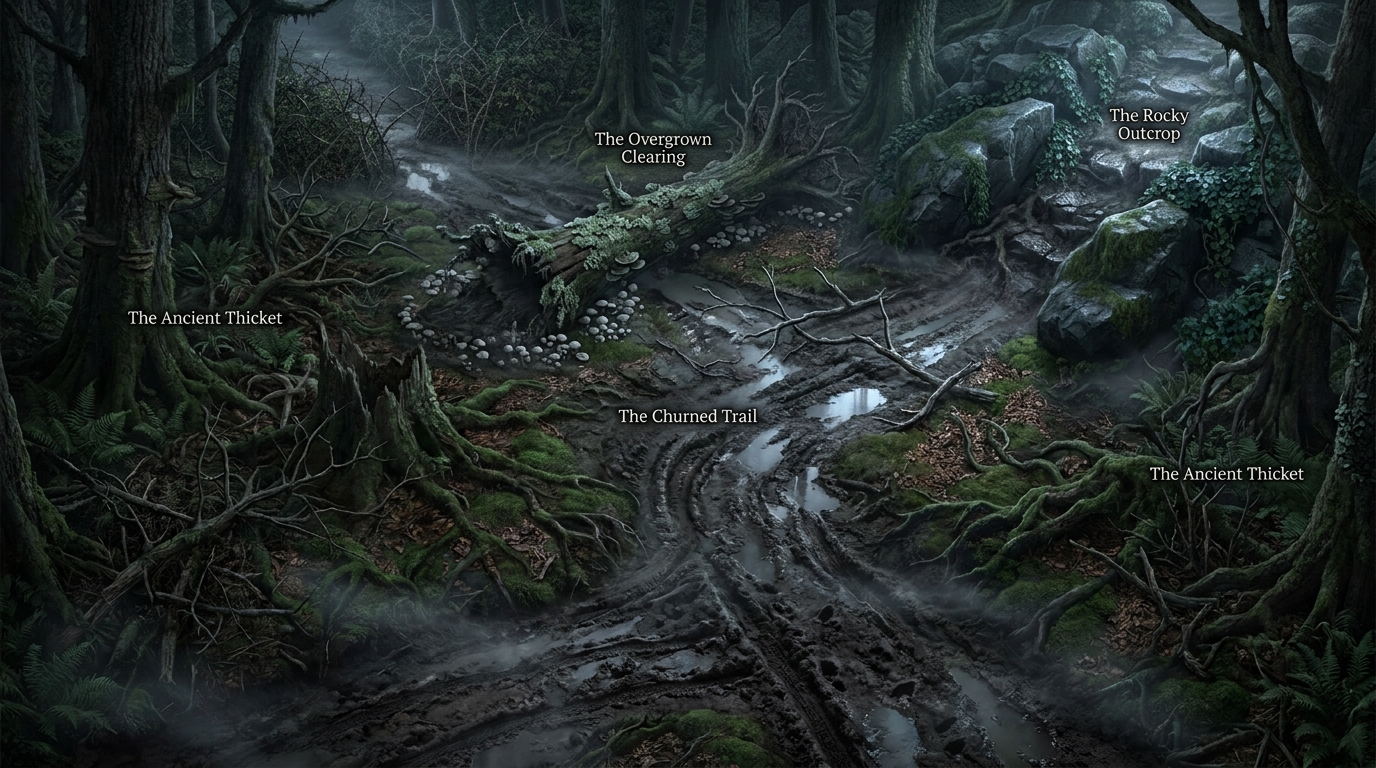 Bosque Sombrío del Este scene 1