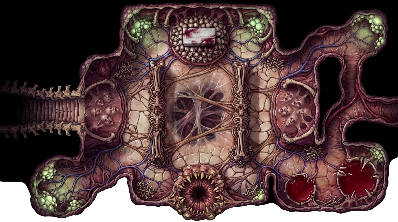 Living Flesh Cathedral Dungeon