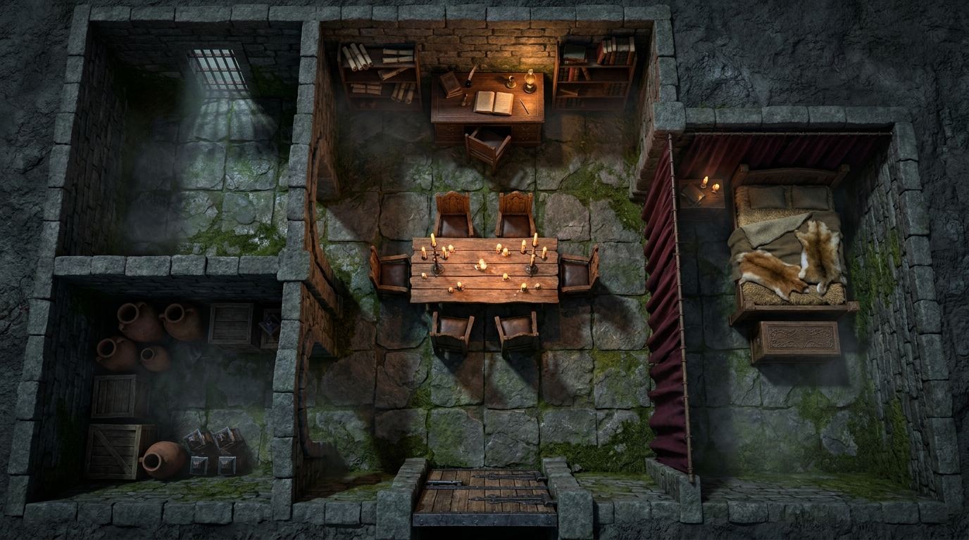 15th Century Vampire Haven Interior