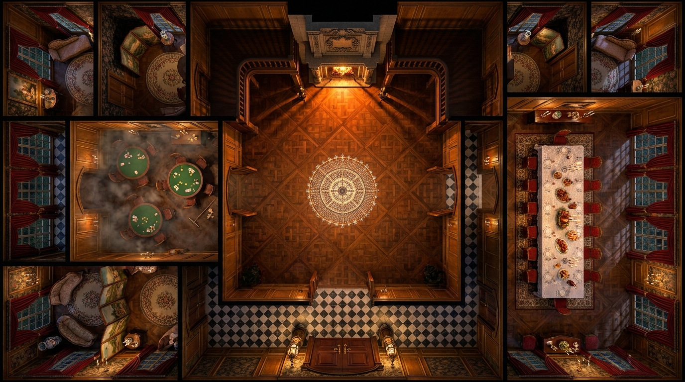 18th Century Aristocratic Estate scene 1
