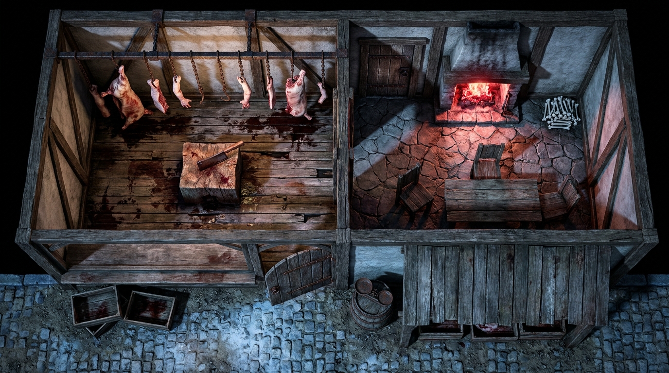 Macabre Butcher Shop